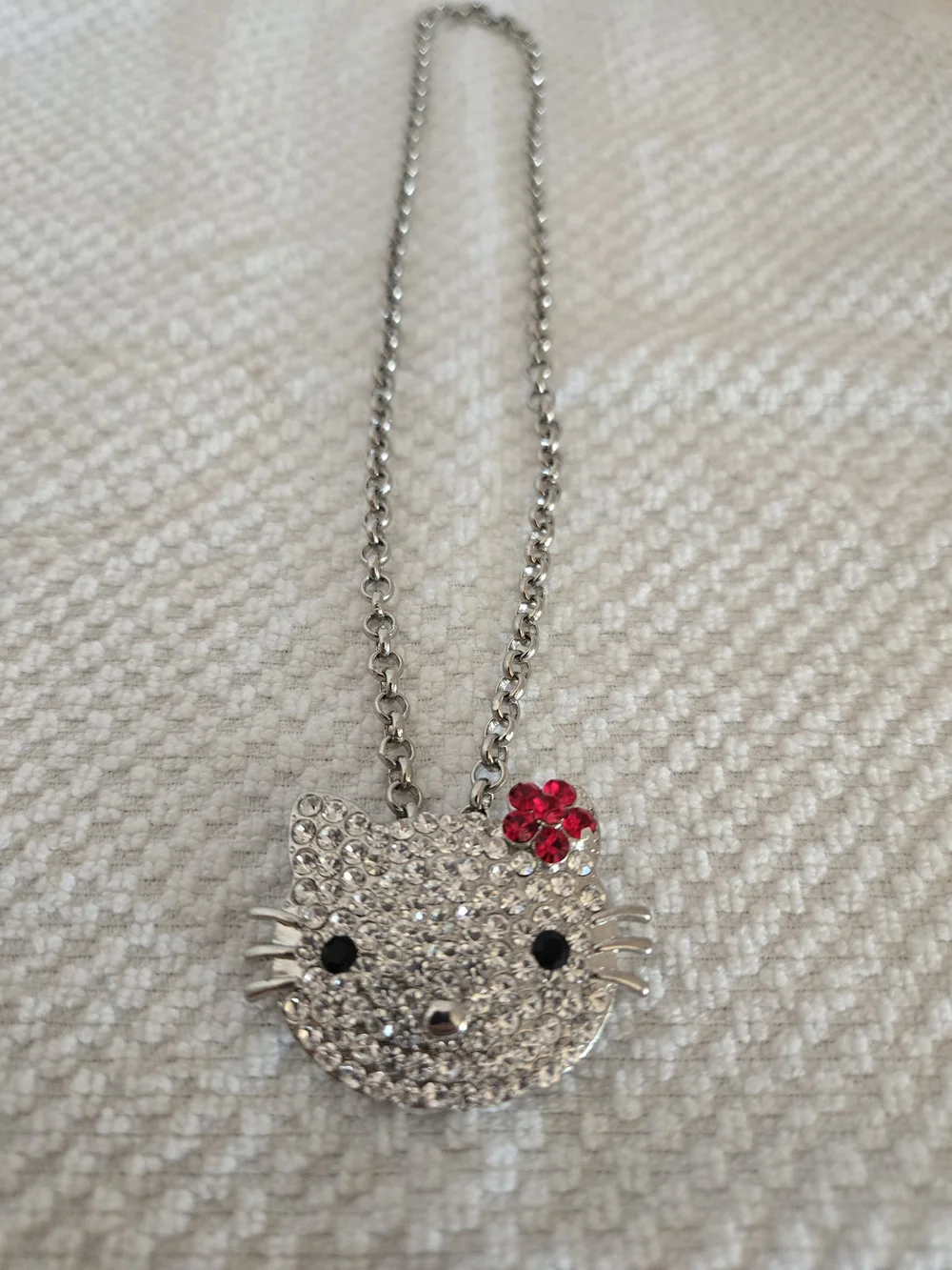 Costume Jewelery Kitty Pendant- Kids Accessories